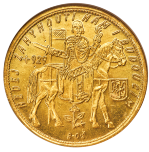Czechoslovakia 10 Ducat Gold Coin